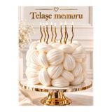 telaşe memuru Hazır Kesim Yuvarlak Modelleme Kağıdı - 5 cm 75 Adet - Beyaz Yenilebilir Kağıt Pasta Süsü
