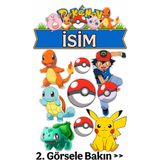 telaşe memuru İSİMLİ - POKEMON Yenilebilir Pasta Süsü - POKEMON Pasta Resmi Yenilebilir Kağıt - Doğum Günü Konsepti