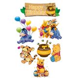 telaşe memuru Winnie De Pooh Temalı Yenilebilir Pasta Resmi Baskısı - Yenilebilir Kağıt ve Pasta Süsleri
