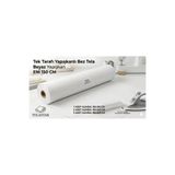 TELASTAR Tek Tarafı Yapışkanlı Bez Tela BEYAZ Yapışkan 1 Metre Eni 150 Cm (150 CM * 100 CM) Ütüyle Yapışan