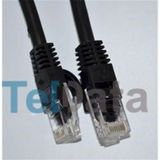 Teldata TLD-1000S Cat6 10 mt Siyah UTP Patch Kablo