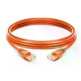 Teldata TLD-100T Cat6 1 mt Turuncu UTP Patch Kablo