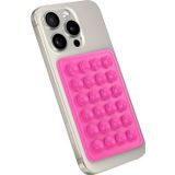 Telefon Arkasına Yapışan Silikon Vakumlu Pratik Telefon Tutucu, Kolay Telefon Kılıfı Tutucu, Tüm Cep Telefonu Modellerine Uygun, Araç Telefon Tutucu, Makyaj, Mutfak, Ahtapot (Pembe)