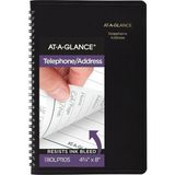Telefon Defteri Adres Defteri Büyük Baskı 500 Kayıt 8,38 x 5,38 Inç Siyah (80LP1105) - standart