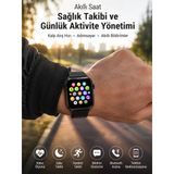 Telefon Görüşmesi Destekli, Nabız Ölçümü Ve Uyku Analizi Özelliklerine Sahip Akıllı Saat