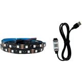 Telefon Kontrollü Bluetooth Lu Televizyon Monitör Arkası Rgb Şerit LED 5 Metre 60LED/M
