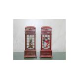 Telefon Kulübesi Tasarımlı Yılbaşı Temalı Işıklı Müzikli Kar Küresi Model 2 TYCF4332213E0FD4635E68800