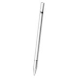 Telefon Tablet 2in1 Disk Uçlu Stylus Pen Dokunmatik Kalem AL3462 gumus