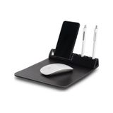 Telefon Tutacaklı Ve Kalemlik Bölmeli Suni Deri Mouse Pad Şık V