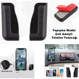 Telefon ve Tablet Tutucu Ergonomik Pratik Araç-Ev-Ofis Yapıştırma