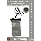 #Telefonkılıfı Şeffaf Dokunmatik Panel Sızdırmaz Kilitli Darbe Emici Şık Su Geçirmez Telefon Kılıfı