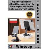 #Telefontutucu 360 Derece Döner Yüksekliği Ayarlanır Masaüstü Katlanır Telefon Tablet Tutucu Stand