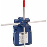 Telemecanique Sensors XCK-VR54D1H29 2nk + 2nk Çapraz Çelik Kol 6 Mm, Plastik Gövde Limit Switch
