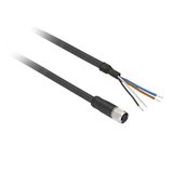 Telemecanique Sensors XZC-P1141L2 M12 4 Pinli Düz 2m Kablolu Konnektör