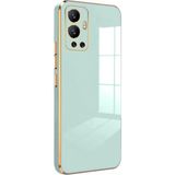 Teleplus Infinix Hot 12 Kılıf Kamera Korumalı Bark Lazer Kapak - Yeşil