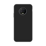 Teleplus Infinix Note 7 Lüks Mat Nano Ekran Koruyucu Siyah Silikon Cep Telefonu Kılıf