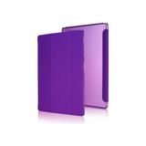 Teleplus iPad 6 Air 2 Kılıf Smart Cover Kapaklı Standlı Uyku Modlu Mor