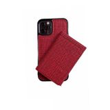 Teleplus iPhone 11 Pro Kumaş Spor 2-1 Kartlıklı Cüzdan Kılıf