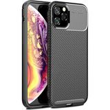 Teleplus Iphone 11 Pro Max Negro Karbon Nano Ekran Koruyucu Siyah Silikon Kılıf