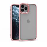 Teleplus iPhone 11 Pro Max Renkli Bumper Hybrid Flora Silikon Mor Cep Telefonu Kılıfı