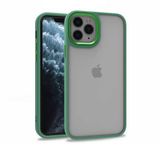 Teleplus iPhone 11 Pro Renkli Bumper Hybrid Flora Silikon Yeşil Cep Telefonu Kılıfı