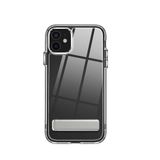 Teleplus iPhone 12 Hibrid Lstand Kapak Silikon Şeffaf Cep Telefonu Kılıfı