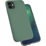 Teleplus iPhone 12 Mini Silinebilir Kir Tutmaz Silikon Nano Ekran Koruyucu Lacivert Kılıf