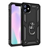 Teleplus iPhone 12 Mini Vega Yüzüklü Standlı Kapak Lacivert Kılıf + Nano Ekran Koruyucu