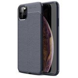 Teleplus Iphone 12 Pro Max Deri Dokulu Siyah Nano Ekran Koruyucu Silikon Kılıf