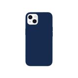 Teleplus iPhone 13 Mat Biye Silikon Nano Ekran Koruyucu Lacivert Cep Telefonu Kılıfı