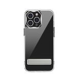 Teleplus iPhone 14 Pro Max Hibrid Lstand Kapak Silikon Şeffaf Kılıf