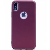 Teleplus iPhone XR Kılıf Lüks Silikonlu Kırmızı Nano Ekran Koruyucu