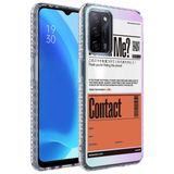 Teleplus Oppo A54 4G Desenli Elegans Serisi Silikon Beyaz Kılıf