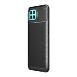 Teleplus Oppo A73 Negro Karbon Kahverengi Silikon Cep Telefonu Kılıf
