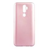 Teleplus Oppo A9 2020 Lüks Silikon Lacivert + Tam Kapatan Cam Kılıf