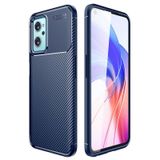 Teleplus Oppo A96 4G Negro Karbon Dokulu Silikon Siyah Kılıf