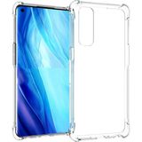 Teleplus Oppo Reno4 Pro Lüks Darbe Korumalı Şeffaf Silikon Cep Telefonu Kılıf