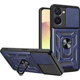 Teleplus Realme 10 4g Kılıf Kamera Sürgülü Defense Pars Tank Kapak - Lacivert