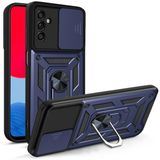 Teleplus Samsung Galaxy A04S Kamera Korumalı Yüzüklü Tank Pars Silikon Siyah Kılıf