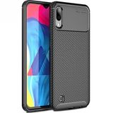Teleplus Samsung Galaxy A10 Negro Karbon Nano Ekran Koruyucu Siyah Silikon Kılıf