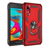 Teleplus Samsung Galaxy A2 Core Vega Yüzüklü Tank Kapak Lacivert Nano Ekran Koruyucu Cep Telefonu Kılıfı
