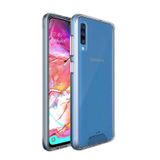 Teleplus Samsung Galaxy A70 Gard Darbe Korumalı Sert Silikonlu Şeffaf Nano Ekran Koruyucu Cep Telefonu Kılıfı