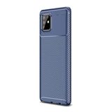 Teleplus Samsung Galaxy S10 Lite Negro Karbon Dokulu Silikon Siyah Kılıf