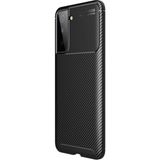 Teleplus Samsung Galaxy S22 Plus 5G Negro Karbon Dokulu Silikon Siyah Kılıf