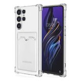 Teleplus Samsung Galaxy S23 Ultra Kılıf Sfy Kartlıklı Şeffaf Kapak