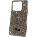 Teleplus Tecno Spark 10 Pro Kılıf Diamond Taşlı Model Bling Kapak - Gold