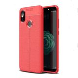 Teleplus Xiaomi Mi 8 Deri Dokulu Silikon Siyah Kılıf