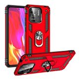 Teleplus Xiaomi Poco C40 Vega Yüzüklü Tank Silikon Rose Gold Kılıf