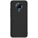 Teleplus Xiaomi Poco F2 Pro Lüks Mat Silikon ve Nano Ekran Koruyucu Altın Rengi Kılıf