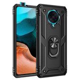 Teleplus Xiaomi Poco F2 Pro Vega Yüzüklü Tank Kapak Lacivert Kılıf + Nano Ekran Koruyucu